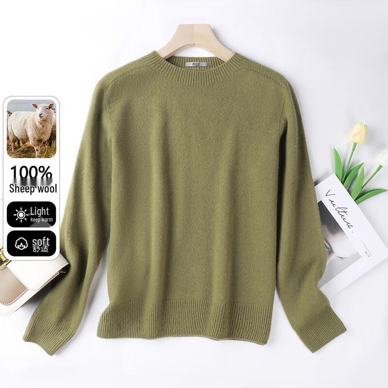 SNOWFLYING Women s 100% Merino Wool Long Sleeve Sweater L