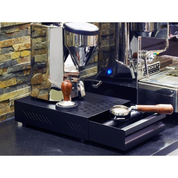 Tiroir à café - SCARLET BIJOUX - Professionale - Acier inoxydable - Noir - Antidérapant