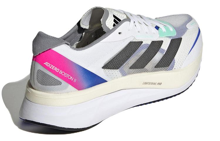 Adizero Boston Adidas 11 'White Lucid Blue Fuchsia' HQ3693