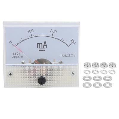 85C1 DC 0 300MA מד זרם אנלוגי עם מחט, בודק פנל זרם, מד מדידת זרם