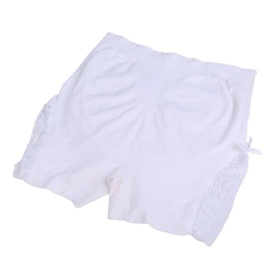 

Защитные шорты с высокой талией, бесшовные защитные трусы, облегающие, с эффектом лифтинга бедер, дышащие, эластичные, с кружевной отделкой, женские шорты