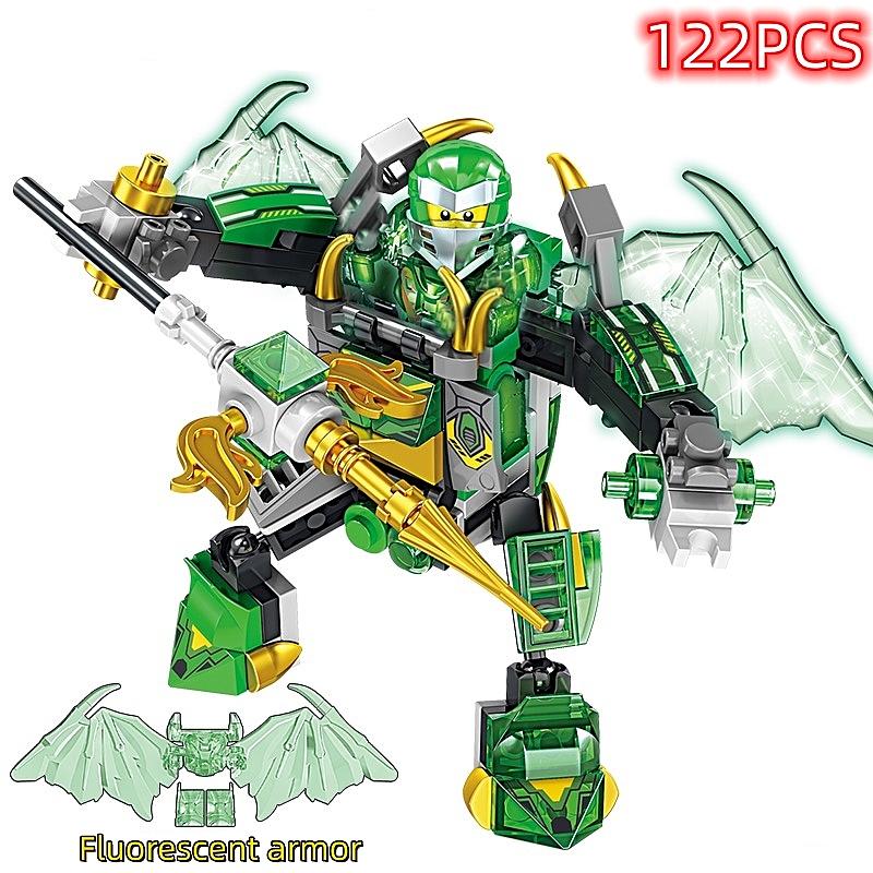 Ninja War Machine Lloyd War Armor Mech Mini Model Action Figure Building Blocks Compatible Cartoon Anime Cities Kid Toys Gifts