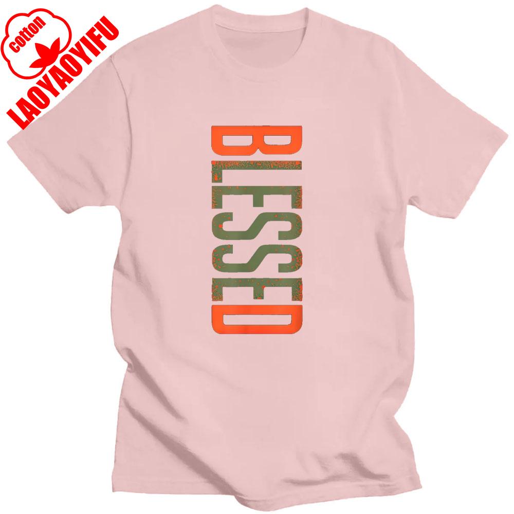 Bless The Olive Army Sun Orange T-shirt Cotton Tops Social Club Printed Hipster Short Sleeve Comfortable Personality Popular