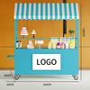Mobile Snack and Retail Cart for Night Markets and Scenic Areas