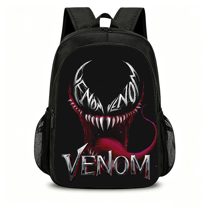 Venom School Double Layered Backpack Fashion Schoolbag Backpack Kids Gift Practical Multifunctional