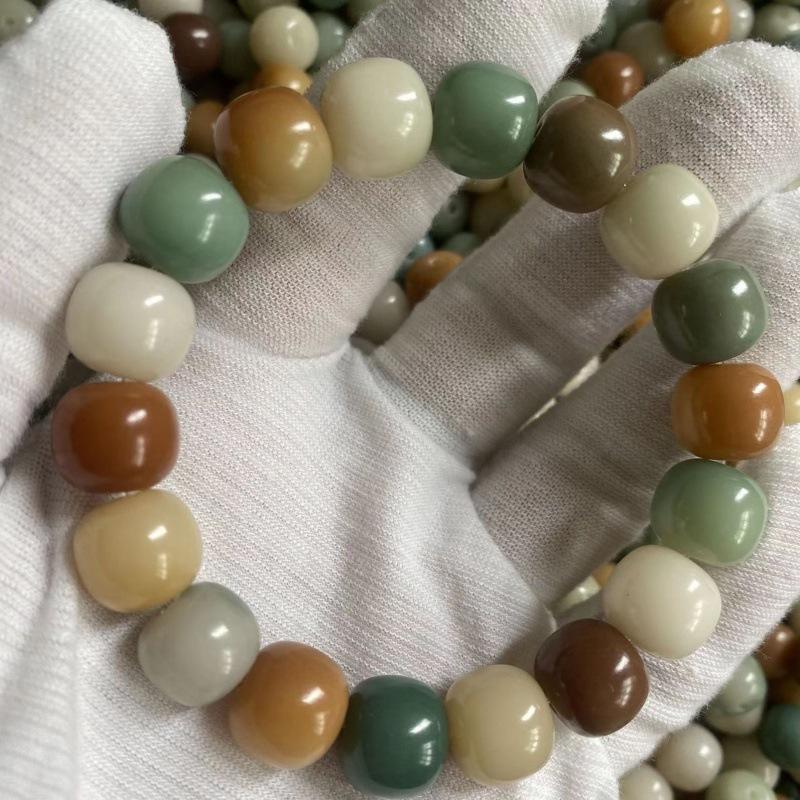 Earrings Imitation Bodhi Root Bracelet Bodhi Cultural Play Buddha Beads Around The Finger Soft Men'S And Women'S Bracelets Beaded Plate Play