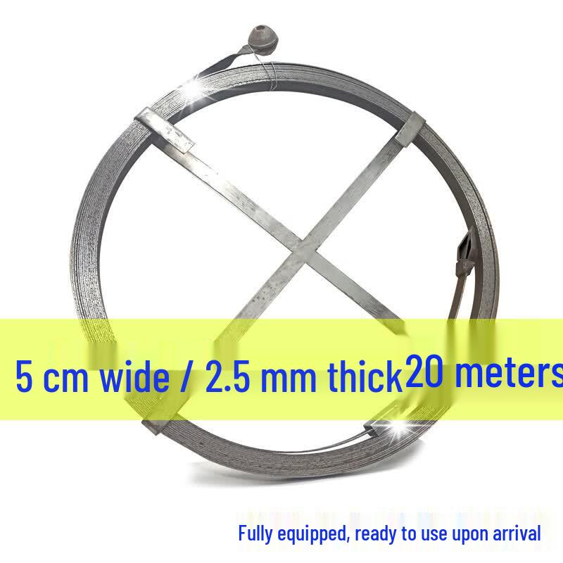 Yake Drain & Sewer Unclogging Steel Strip Tool Variable Length