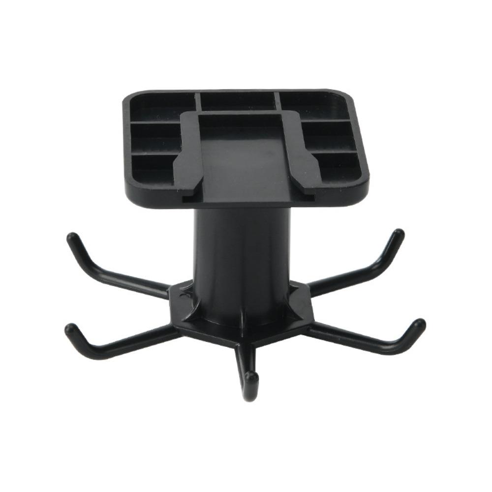 6-Claw Rotating Storage Rack 360 Degrees Multifunctional Shelves Kitchen Hooks Kitchen Organizer