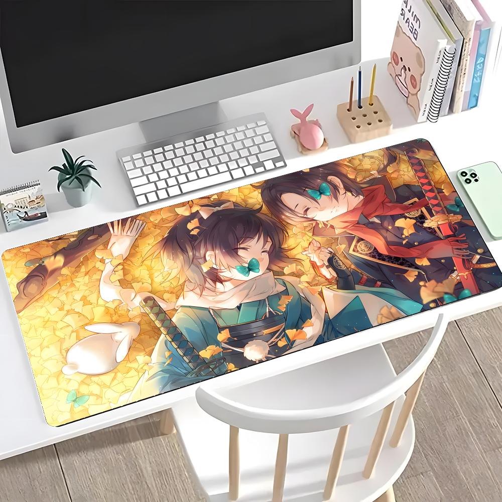 anime T-touken R-ranbu Mouse Pad Mousepad Large Gaming LockEdge Thickened Computer Keyboard Table Desk Mat