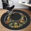 1pc Mario Office Round Area Rug,  Under Office Chairs Bedroom Living Room Home Decor a0926061