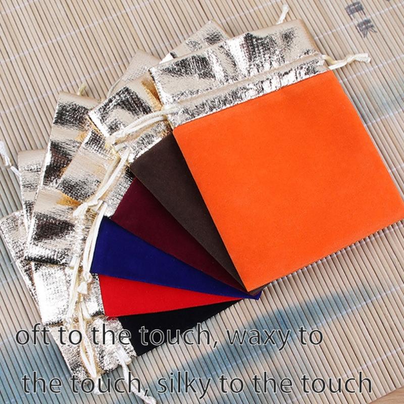 Sac Organisateur à Cordon Soft Touch Velouté Parfait pour Ranger en Toute Sécurité Bijoux Électronique et Cosmétiques Partout