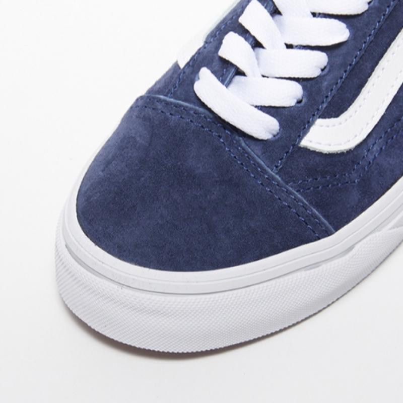 Barnes Old School   Pig Suede Navy Vn000cr5bx91