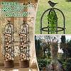 Caroeas Rose 25cm Wide x 180cm Metal Plant Training Gardening Obelisk Stand for Climbing Vines and Outdoor Home Gardening Easy Suitable for Climbing