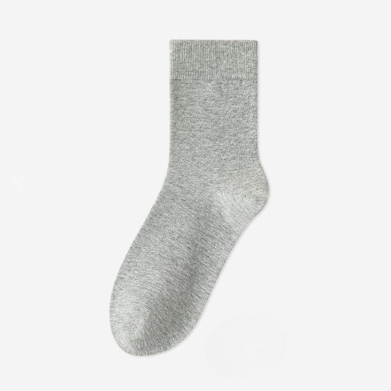 Antibacterial Socks - Men's Mid-calf Pure Cotton Odor-resistant and Sweat-absorbing Long Socks