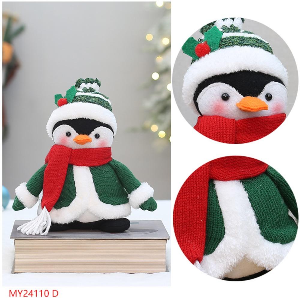 Cute Christmas Snowman Doll Plush Merry Christmas Decoration Santa Claus Doll Toy Home Decoration