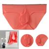 Men Briefs Thin Bouncy Breathable Soft Quick-drying Protective Ice Silk U Convex Male Underpants Men Intimate Clothes