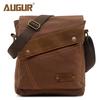 New Men's Bag Canvas Bag Men's and Women's Vertical Crossbody Bag Shoulder Bag European and American Retro