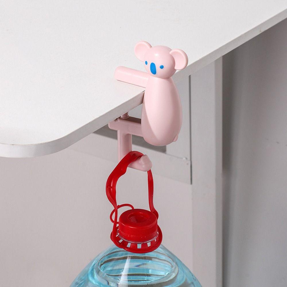 1pc Portable Desk Side Hanging Bag Hook Multifunctional Adjustable Table Backpack Hook Cartoon Animal Durable Table Bag Holder