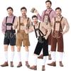 Oktoberfest Karobluse & Bestickte Latzhose Halloween Cosplay Outfit