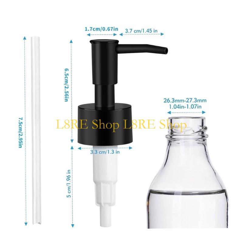 L8RE Soap Dispenser Heads Stain Resistant and Easy To Clean Dispenser