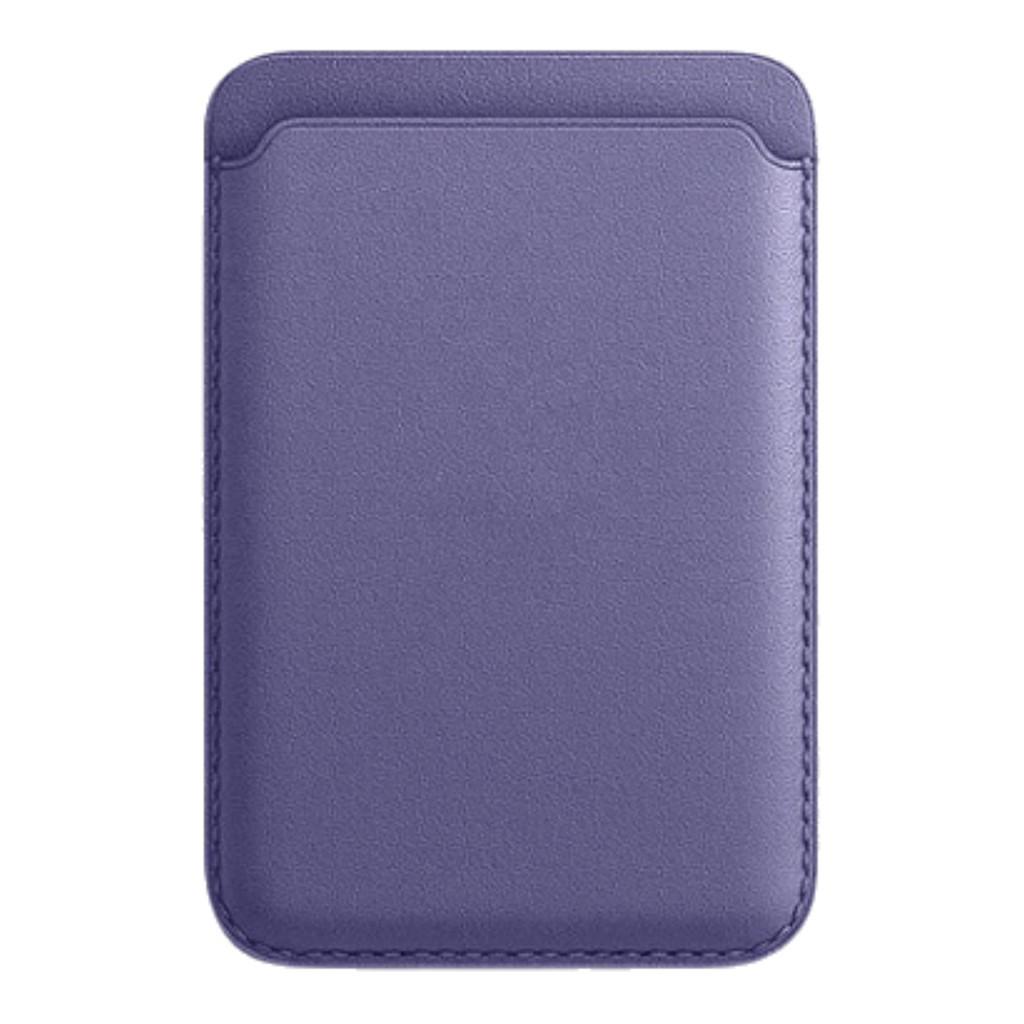 Elegante Tarjetero Antigolpes Magsafe Para 14 13 Y 15 Pro En Rojo Cereza