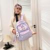 Pattern Highcapacity Cartoon Nylon Backpack Print Designs Girl Student Bag