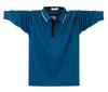 New Men's Business Moisture Wicking Casual-Long Sleeve Lapel T Shirt Lightweight Soft High Quality Fabric Anti-z Wrinkle Breathable Cotton Polo Shirt