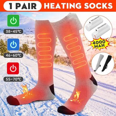 Adjustable Temperature Electric Heated Outdoor Socks