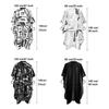 Salon Accessory Barber Cape Black/Comb Printing Hairdressing Coat Durable Haircut Cloth  Barbershop