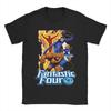 Lustiges Fantastic Four Film T-Shirt Für Unisex WoUnisex 100% Baumwolle Kurzarm Rundhals Sommer Oberteile T-Shirts