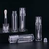 Portable 4Ml Lip Gloss Tube Transparent Thick Rod Large Brush Container Empty Bottle Lips Glaze Container Makeup Tool