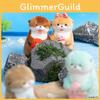 Little Otter Holding Fish Shrimp Octopus Standing Posture Cartoon Keychain Doll