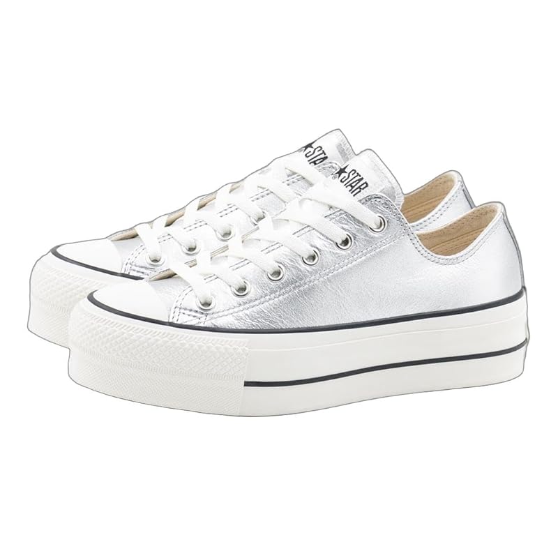 

[Converse] sneakers platform leather LEATHER ALL STAR (R) LIFTED OX silver 28.0 cm