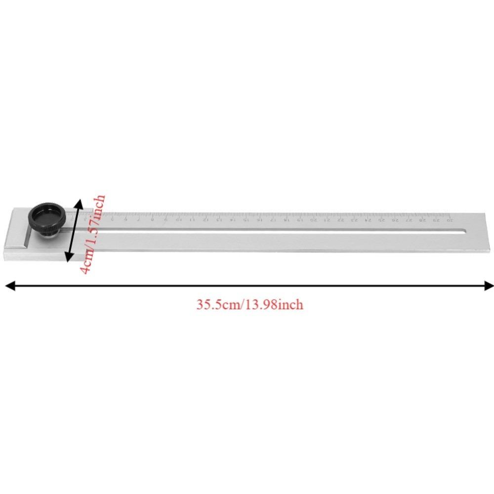 Carbon steel Sliding Line Ruler 250mm 0.1mm Accuracy Woodworking Measuring Tool Silver 300mm Marking Gauge Precision Marking