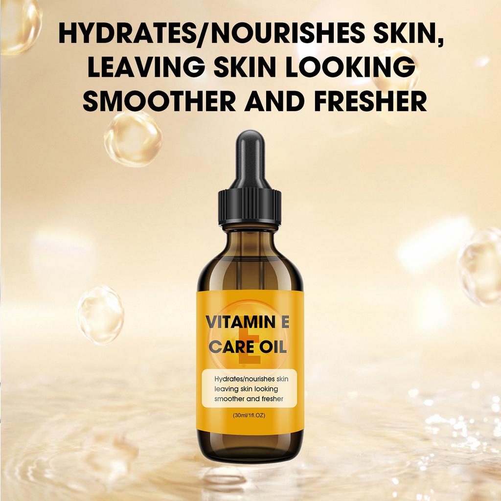Vitamin E Facial Oil 30ml – Regenerating & Nourishing Skincare Serum with Dropper