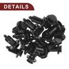 TUCKBOLD Honda Pilot 2003-2015 Car Front Fender Skirt Clip Durable No.91503SZ5003 | Bumper Push Type Plastic Retainer Rivets Black 20pcs