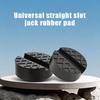 Universal Car Jack Rubber Pads Lift Jack Stand Pad Floor Slotted Car Jack Rubber Pad Frame Protector Adapter Jacking Tool
