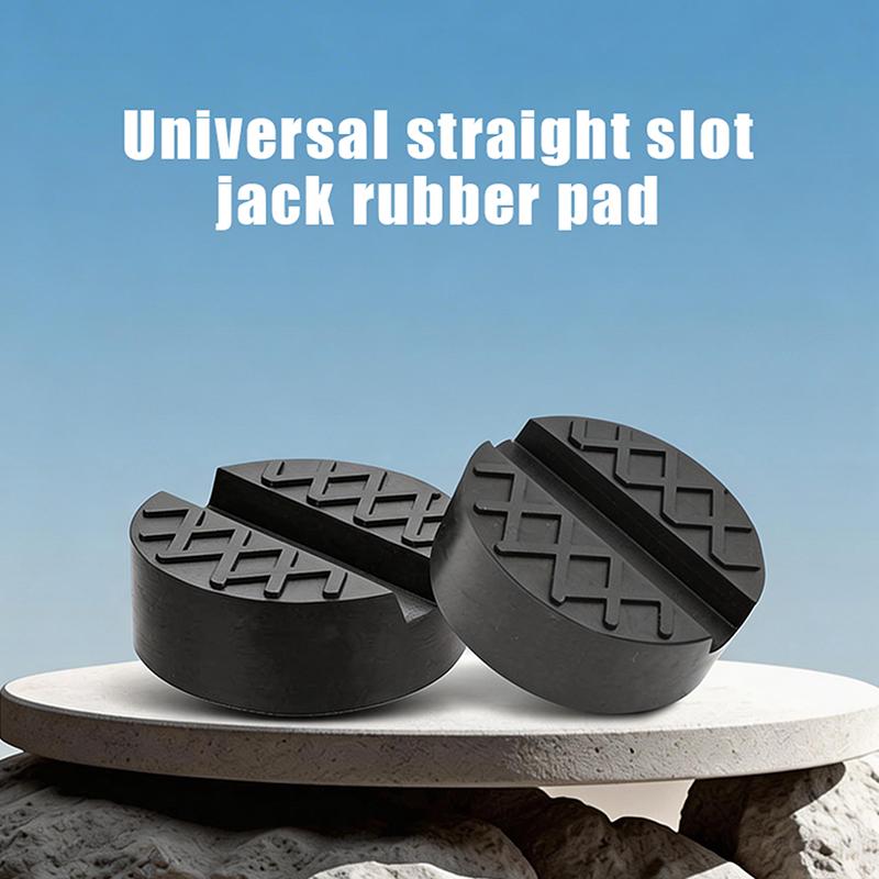 Universal Car Jack Rubber Pads Lift Jack Stand Pad Floor Slotted Car Jack Rubber Pad Frame Protector Adapter Jacking Tool