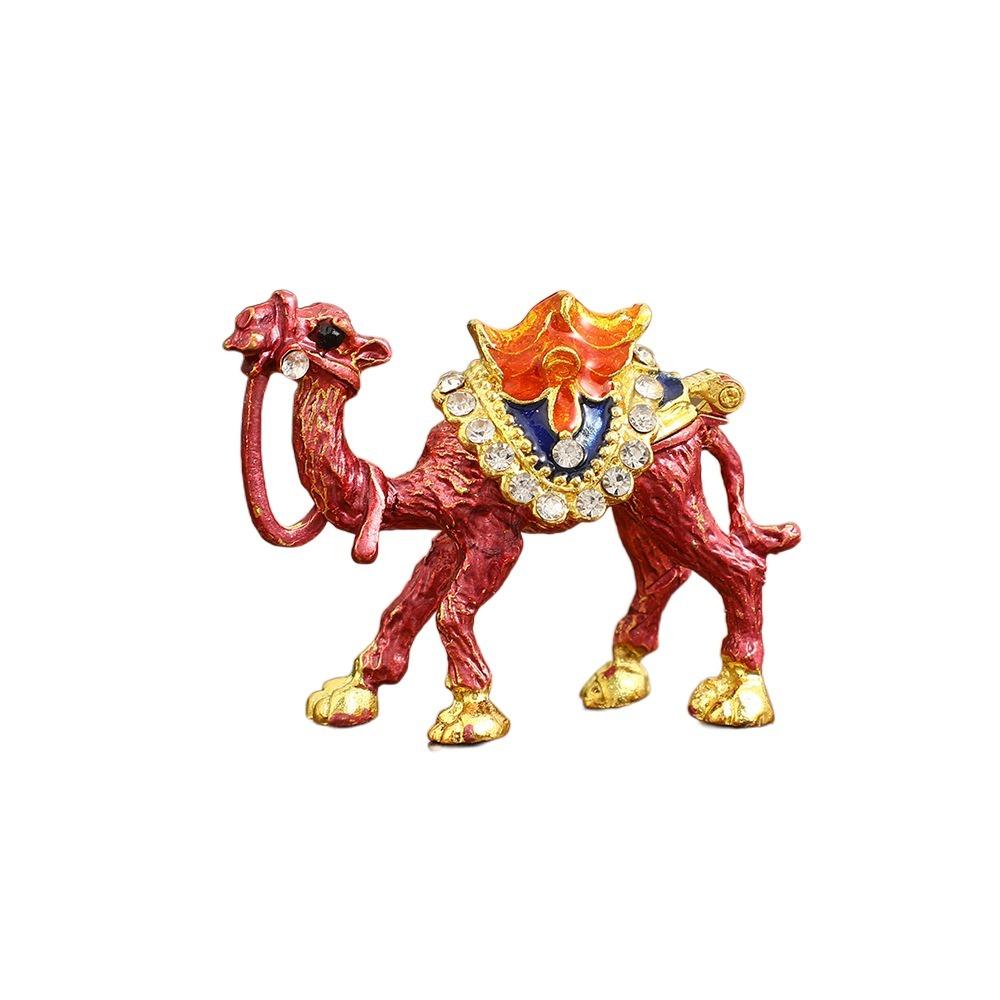 

Luxury Camel Jewelry Box Exquisite Animal Trinket Box Desktop Camel Figurine Bracelet красный