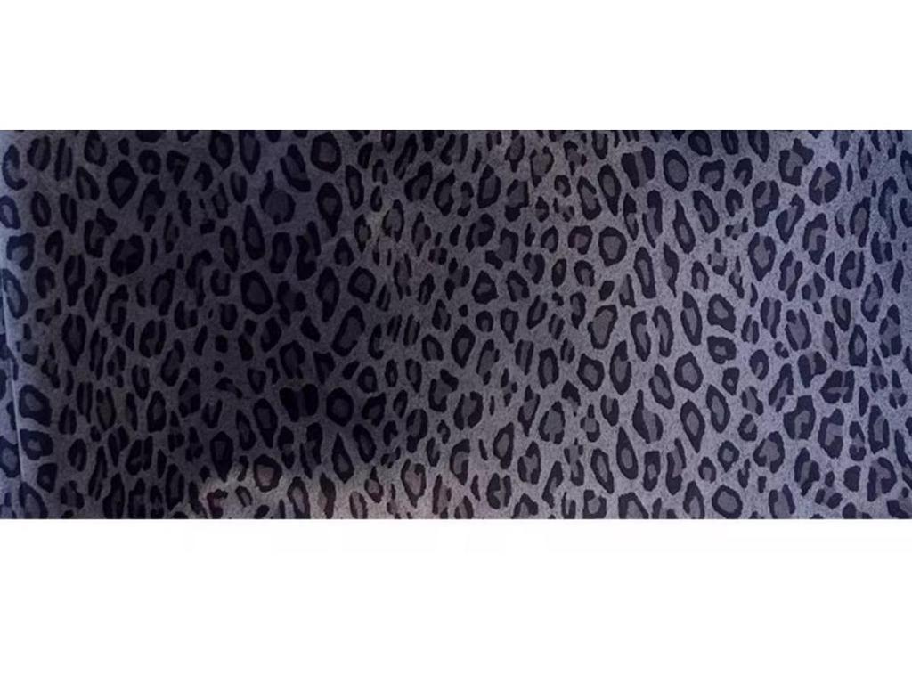 2025 Trendy Women's Leopard Print Wool-Blend A-Line Skirt - High Waist, Slimming Fit for Autumn/Winter