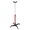 Hydraulic Transmission Jack, 1100 Lbs / 0.5 Ton Lifting Capacity Telescoping Transmission Jack with Foot Pedal, 360° Swivel Wheel, 112-187 Cm High