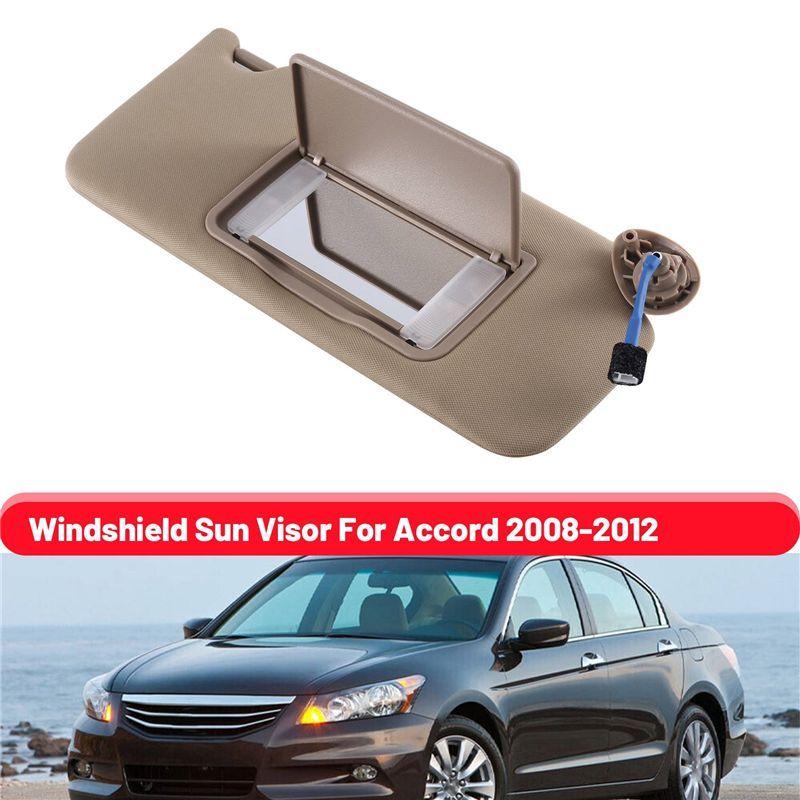 Sun Visor With Mirror Car Windshield Sun Visor Right Passenger Side For Honda Accord 2008-2012 83280-TA5-A51ZA