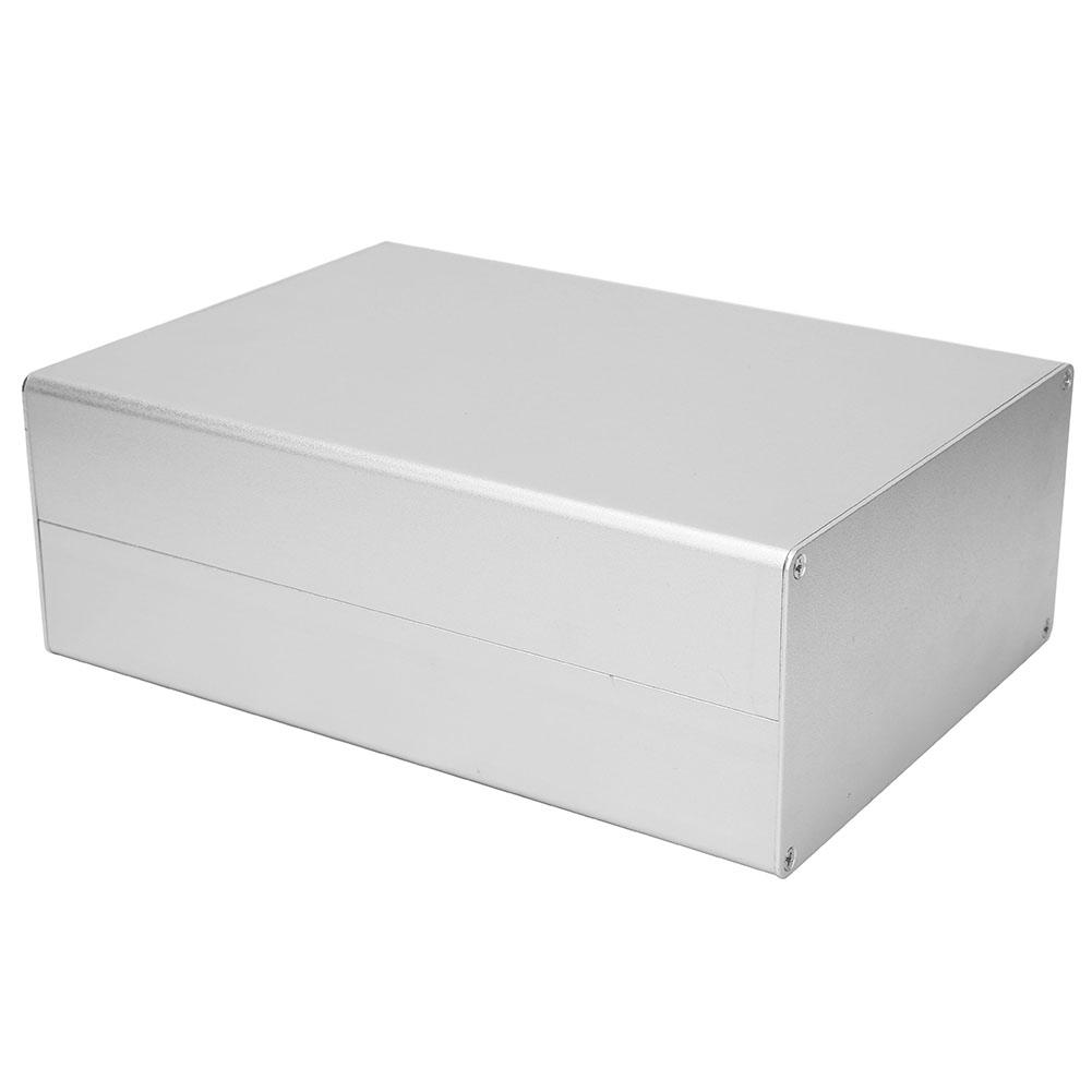 Aluminum Project Box Matte Silver Enclosure Case DIY GPRS Circuit Board Shell 80x160x220mm
