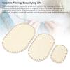 3Pcs Oval Shape Oval Crochet Basket Base 3 Sizes Crochet Bag Bottom  For Knitting