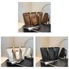Minimalist Womens Shoulder Bag With Durable Pu Material And Large Capacity For Office Use