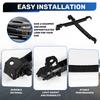 1 Pair Front Left Right Bumper Bracket Holder Mount for Subaru Impreza 2008-2011 GT & WRX 57707FG002 57707FG012—L48A