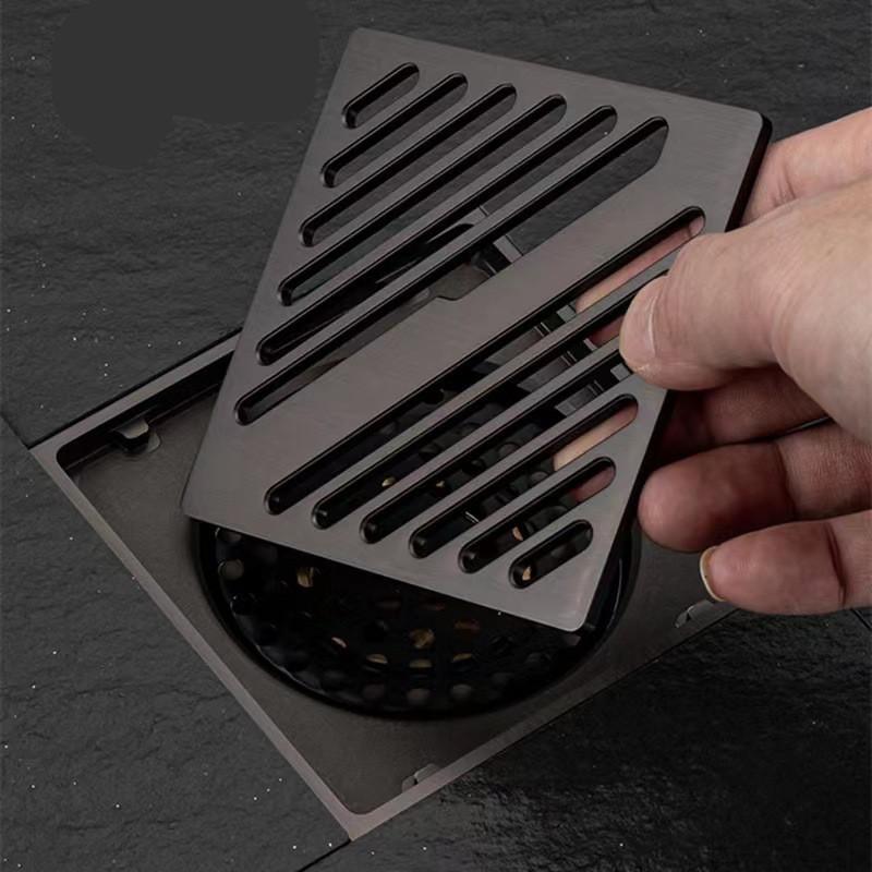 Edelstahl Badezimmer Bodenabläufe Streifenverhinderung Geruchsschutz Balkonabfluss Duschabfluss Toilette Haarsieb