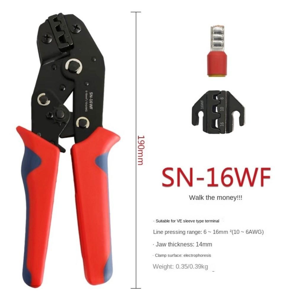 SN Multifunctional Crimping Pliers Waterproof Ratcheting Crimping Tool Wire Crimper Clamp Wrench