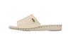Pansy 9553 Antibacterial Indoor Size Ivory Women's Hand-Knitted Slippers, Small,