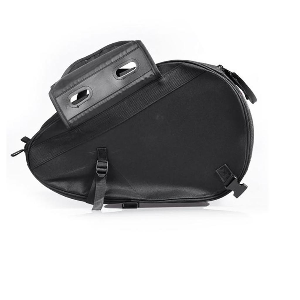 Motorcycle Saddlebag Cycle Side Bag Universal Rear Storage Organizer 36 58L with Waterproof Cover